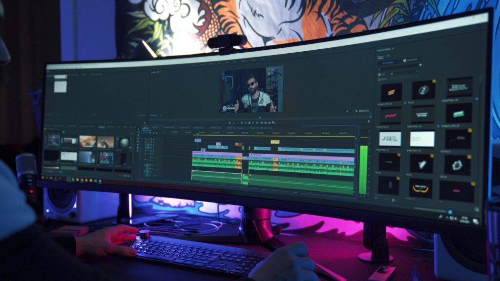 Premiere Proの編集画面